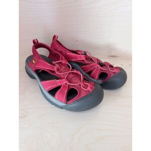 Keen Newport H2 Maroon Red Waterproof Hiking Shoes Outdoor Sandals Womens 8.5 US